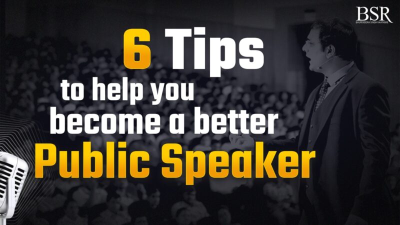 6 tips to help you become a better public speaker