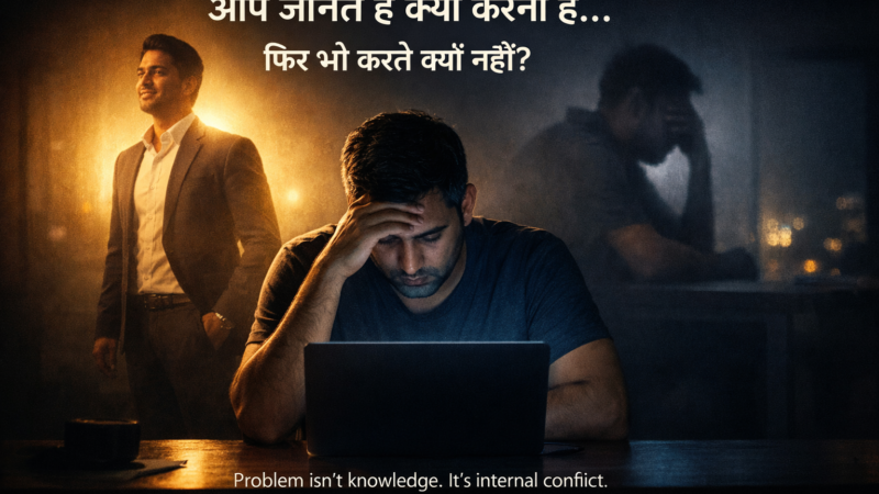 आप जानते हैं क्या करना है… फिर भी करते क्यों नहीं?