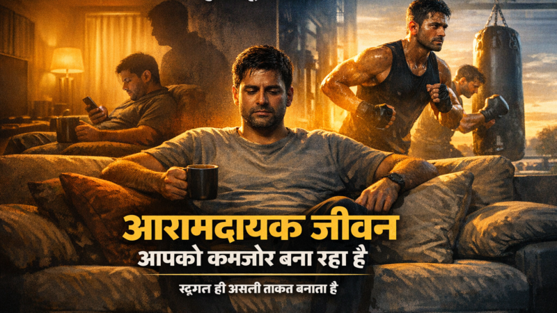 आरामदायक जीवन आपको क्यों कमजोर बना रहा है