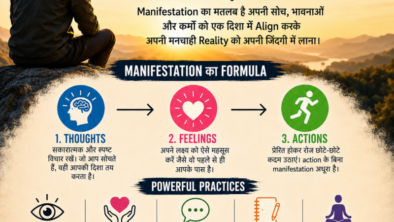 Manifestation क्या है? क्या सच में हमारी सोच हमारी Reality बदल सकती है?