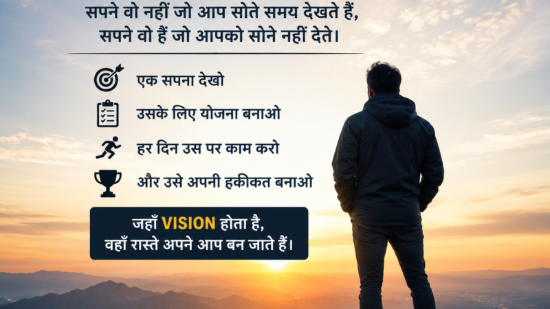 विज़न क्या है और जीवन में इसका महत्व